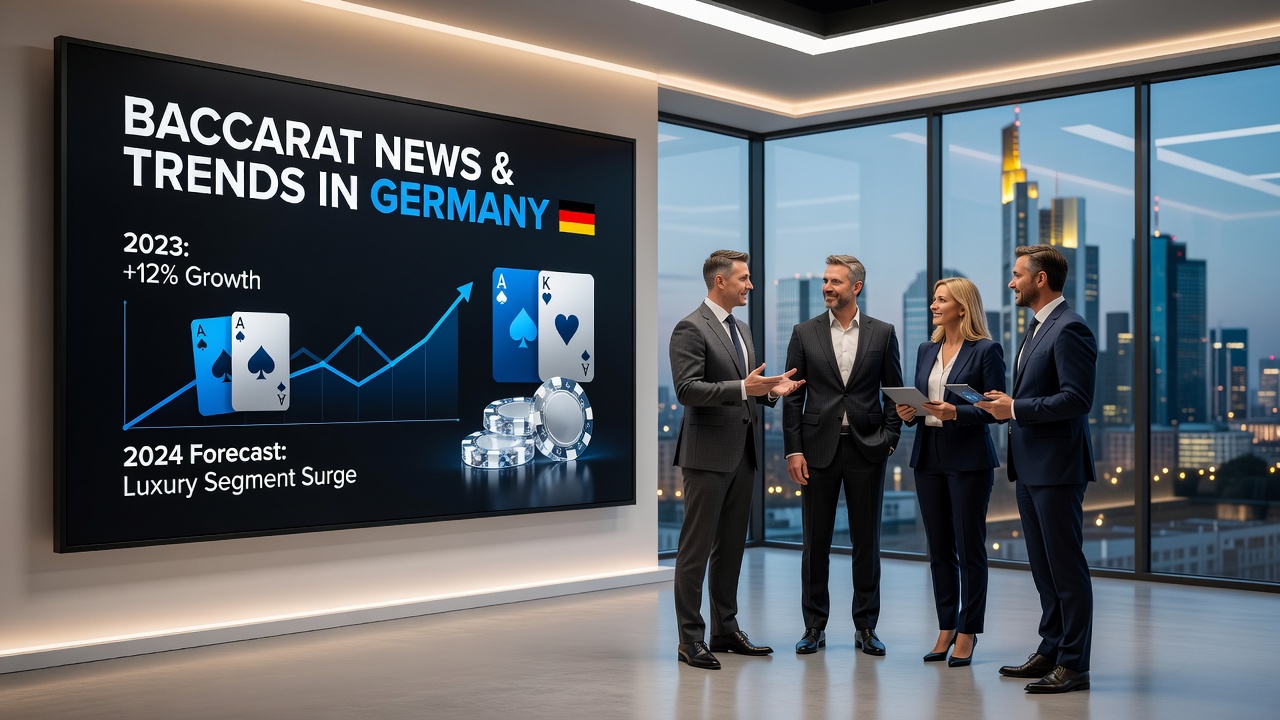 Neue Baccarat-Tische im Casino am Potsdamer Platz der Spielbank Berlin