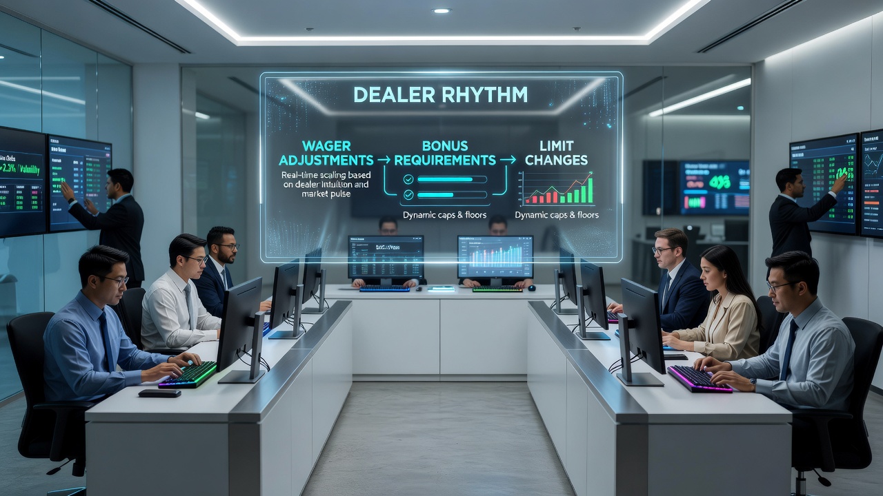 Spieler passen Einsätze an Dealer-Rhythmus bei veränderten Limits an
