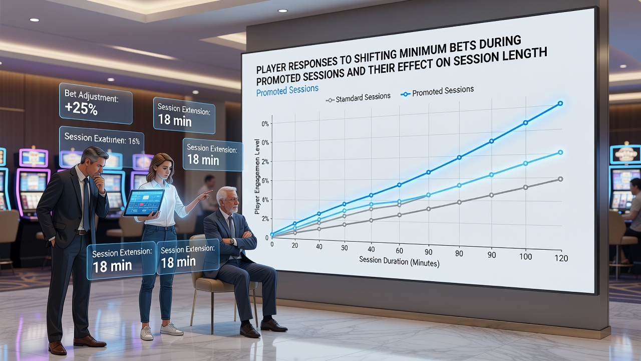 Analyse der Sitzungslängen nach Einsatzanpassungen in Live-Baccarat