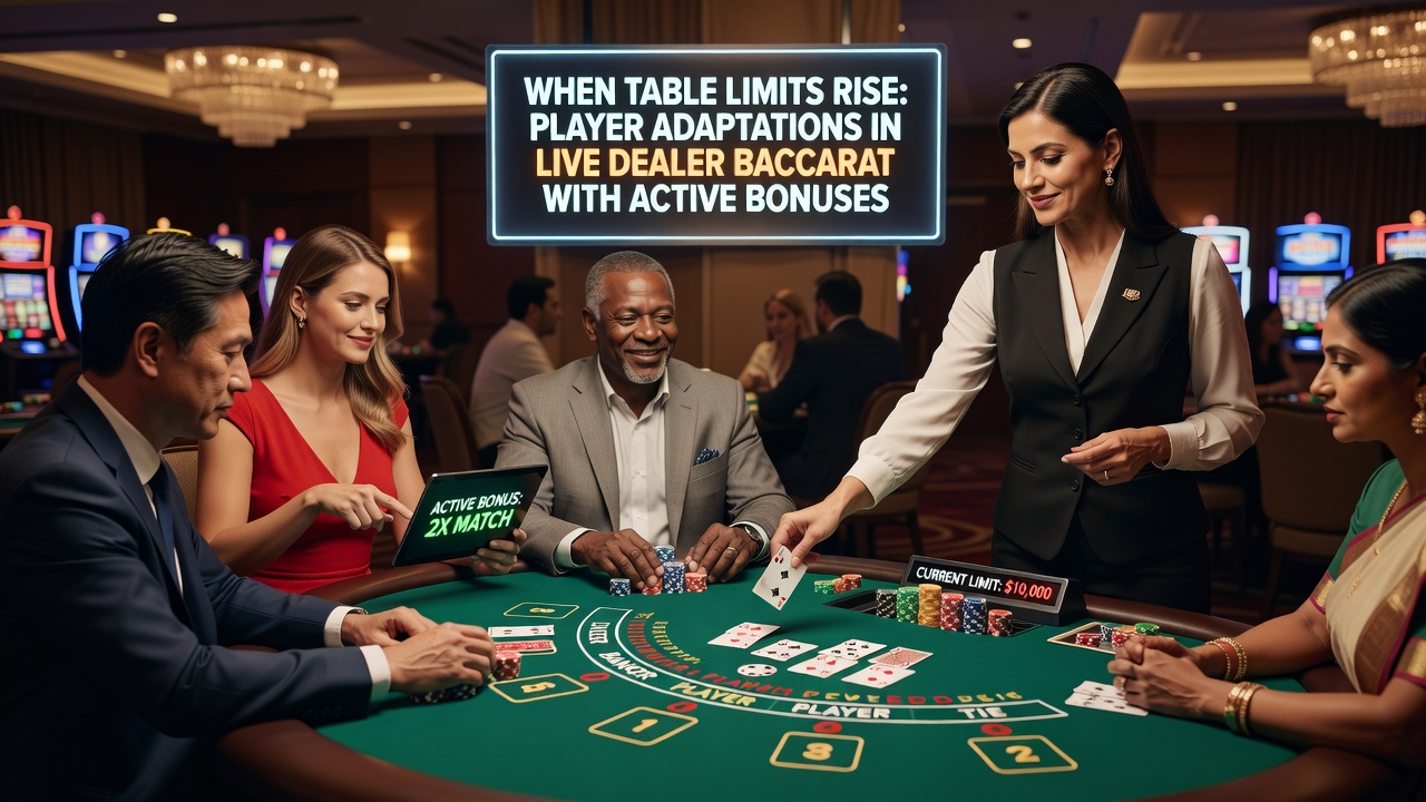 Spieler passen ihre Strategien an steigende Limits im Live-Baccarat an